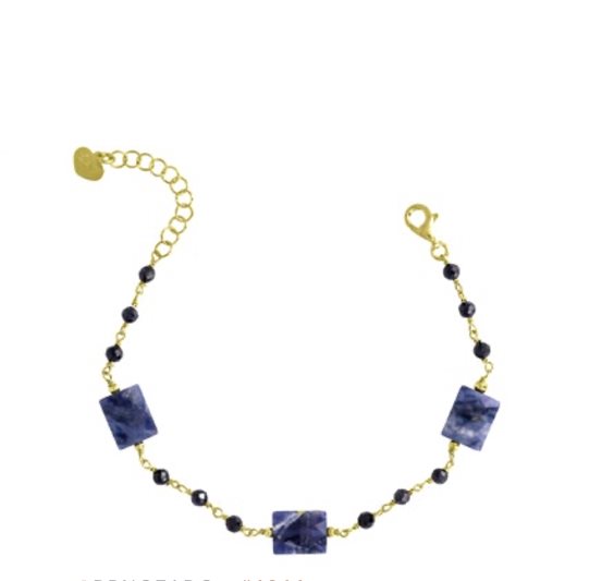 Armband Io & Te  Dame in Silber Sodalite BRNOZADO - BRNOZADO